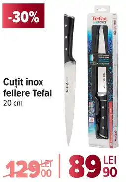 Carrefour Cuţit inox feliere Tefal Ofertă