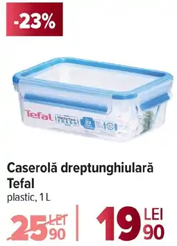 Carrefour Caserolă dreptunghiulară Tefal Ofertă