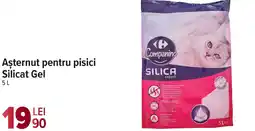 Carrefour Aşternut pentru pisici Silicat Gel Ofertă