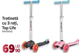 Carrefour Trotinetă cu 3 roţi, Top Life Ofertă