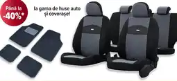 Carrefour La gama de huse auto şi covorase! Ofertă