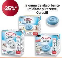 Carrefour La gama de absorbante umiditate şi rezerve, Ceresit! Ofertă