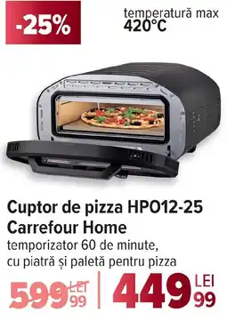 Carrefour Cuptor de pizza HP012-25 Carrefour Home Ofertă