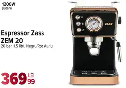 Carrefour Espressor Zass ZEM 20 Ofertă