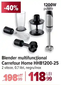 Carrefour Blender multifuncțional Carrefour Home HHB1200-25 2 Ofertă