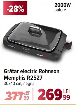Carrefour Grătar electric Rohnson Memphis R2527 Ofertă