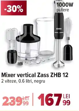 Carrefour Mixer vertical Zass ZHB 12 Ofertă