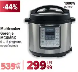 Carrefour Multicooker Gorenje MC6MBK Ofertă