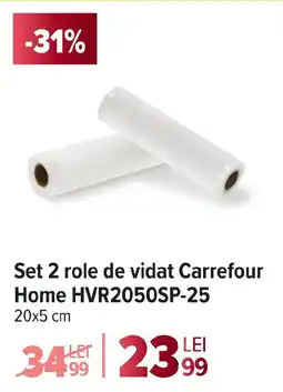 Carrefour Set 2 role de vidat Carrefour Home HVR2050SP-25 Ofertă