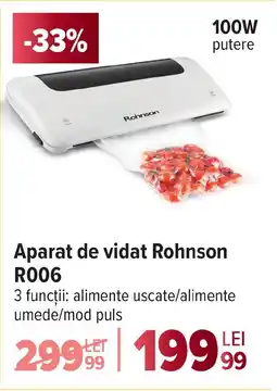 Carrefour Aparat de vidat Rohnson R006 Ofertă