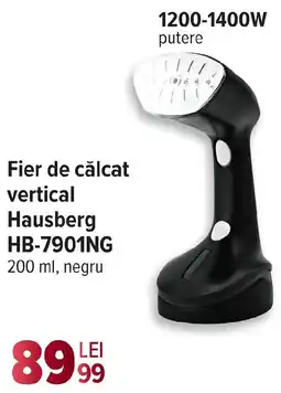 Carrefour Fier de călcat vertical Hausberg HB-7901NG Ofertă