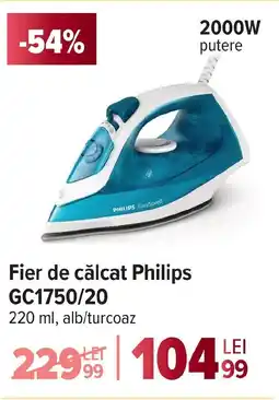Carrefour Fier de călcat Philips GC1750/20 Ofertă