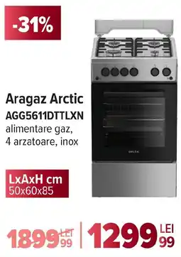 Carrefour Aragaz Arctic AGG5611DTTLXN Ofertă