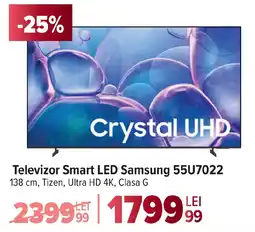 Carrefour Televizor Smart LED Samsung 55U7022 Ofertă