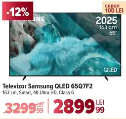 Carrefour Televizor Samsung QLED 65Q7F2 Ofertă
