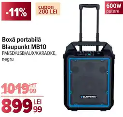 Carrefour Boxă portabilă Blaupunkt MB10 Ofertă