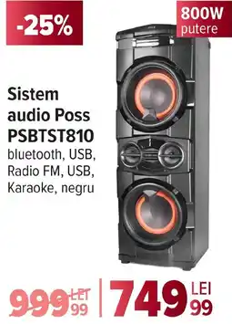 Carrefour Sistem audio Poss PSBTST810 Ofertă