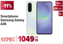 Carrefour Smartphone Samsung Galaxy A36 Ofertă