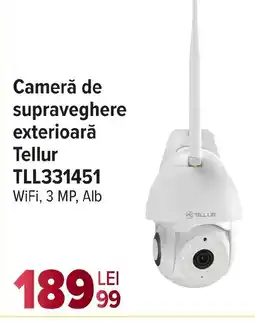 Carrefour Cameră de supraveghere exterioară Tellur TLL331451 Ofertă