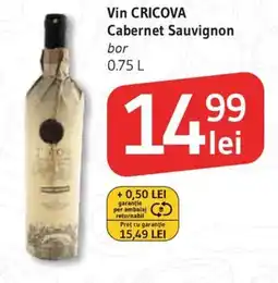 Supeco Vin CRICOVA Cabernet Sauvignon Ofertă