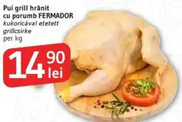 Supeco Pui grill hrănit cu porumb FERMADOR Ofertă