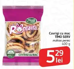 Supeco Covrigi cu mac TIMO SERV Ofertă