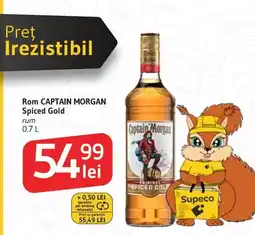 Supeco Rom CAPTAIN MORGAN Spiced Gold Ofertă