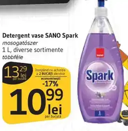 Supeco Detergent vase SANO Spark Ofertă