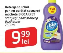 Supeco Detergent lichid pentru curăţat covoare/ mochete BIOCARPET Ofertă