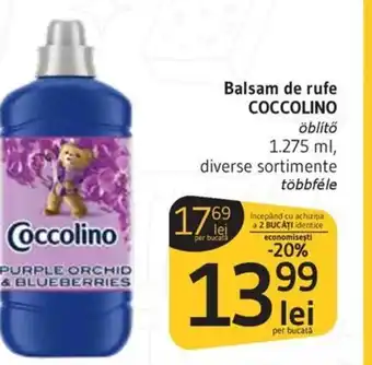 Supeco Balsam de rufe COCCOLINO Ofertă