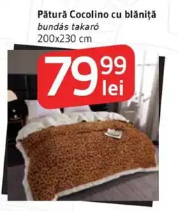 Supeco Pătură Cocolino cu blăniță Ofertă