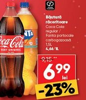 PROFI Băutură răcoritoare Coca Cola regular / Fanta portocale carbogazoasă Ofertă
