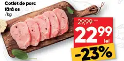 PROFI Cotlet de porc fără os Ofertă