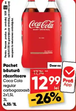 PROFI Pachet băutură răcoritoare Coca Cola regular carbogazoasă Ofertă