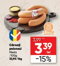 PROFI Cârnați polonezi Meda Ofertă