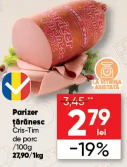 PROFI Parizer ţărănesc Cris-Tim de porc Ofertă