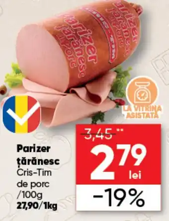 PROFI Parizer ţărănesc Cris-Tim de porc Ofertă