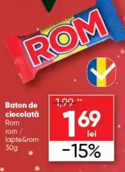 PROFI Baton de ciocolată Rom rom/ lapte&rom Ofertă