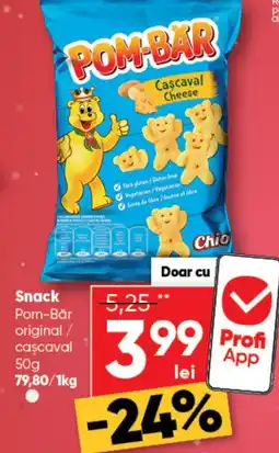 PROFI Snack Pom-Bar original/ caşcaval Ofertă