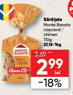 PROFI Sărăţele Monte Banato cascaval / chimen Ofertă