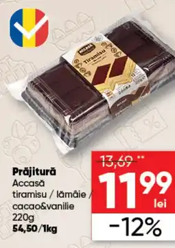 PROFI Prăjitură Accasă tiramisu / lămâie cacao&vanilie Ofertă