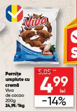 PROFI Perniţe umplute cu cremă Viva de cacao Ofertă