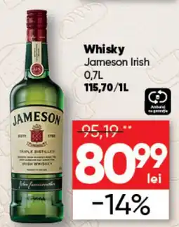 PROFI Whisky Jameson Irish Ofertă