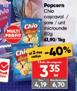PROFI Popcorn Chio caşcaval / sare/unt microunde Ofertă