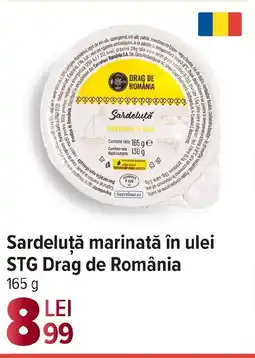 Carrefour Market Sardeluţă marinată în ulei STG Drag de România Ofertă