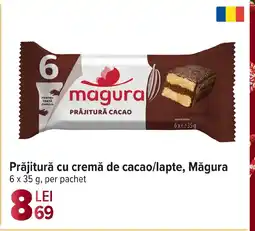 Carrefour Market Prăjitură cu cremă de cacao/lapte, Măgura Ofertă