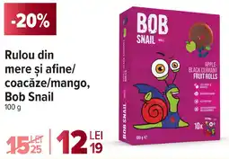 Carrefour Market Rulou din mere şi afine/ coacăze/mango, Bob Snail Ofertă