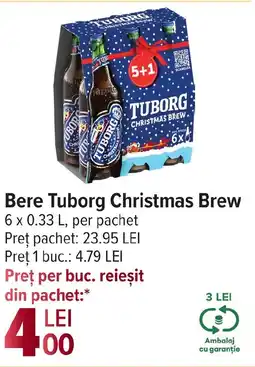 Carrefour Market Bere Tuborg Christmas Brew Ofertă