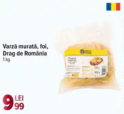 Carrefour Market Varză murată, foi, Drag de România Ofertă