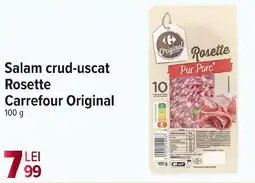 Carrefour Market Salam crud-uscat Rosette Carrefour Original Ofertă